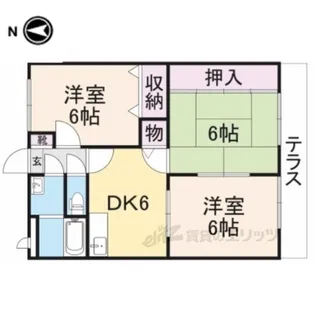 ユーミー岩井東町【3階】の間取り
