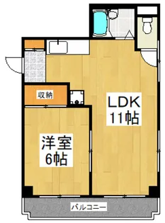 ランドフォレスト所沢【2階】の間取り