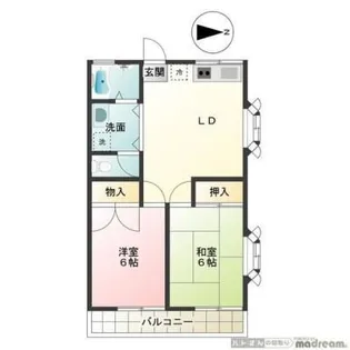 パークサイドI【2階】の間取り