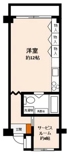 秀和月島レジデンス【2階】の間取り