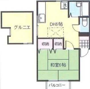 クローバーIII【2階】の間取り