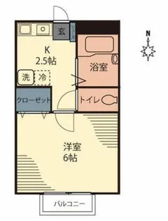 MTフラットI【2階】の間取り