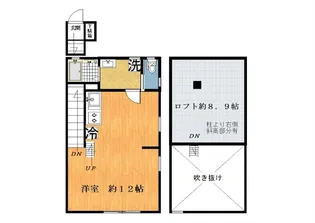 キングストレイル【2階】の間取り