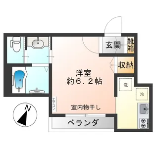 リヴェール・幸【2階】の間取り
