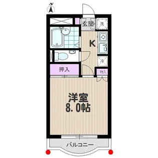 ベルデュール小西【3階】の間取り
