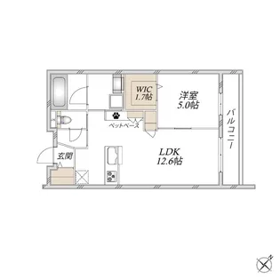 リュウ参番館【3階】の間取り