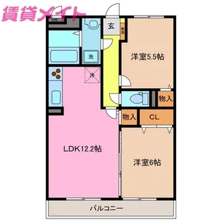 アステール長太ノ浦【2階】の間取り