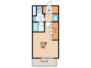 フロ-ラル福岡【4階】の間取り
