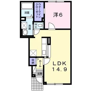 Bros.259【1階】の間取り