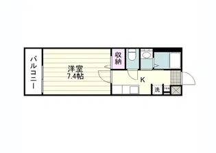 エクラン荒田【3階】の間取り