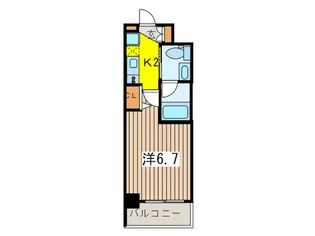 プラウドフラット隅田リバ-サイドの間取り