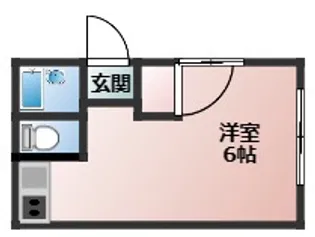 アメニティ竜田【2階】の間取り