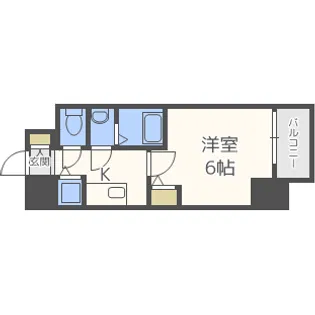 エスリード京橋グレイス【10階】の間取り