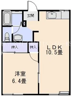 住吉ハイツA【1階】の間取り