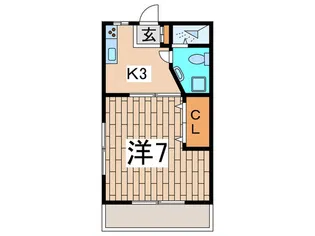 サンハイツ【2階】の間取り