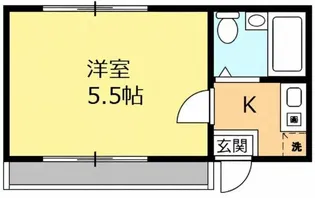 ブルーベイkotesashi8【2階】の間取り