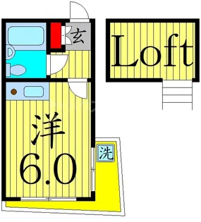 エクセルハイム小菅【2階】の間取り
