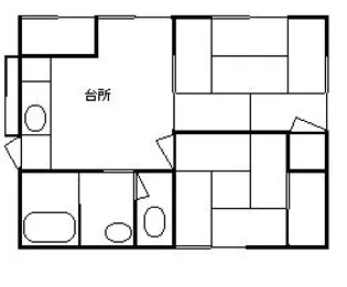 静岡県浜松市中央区高丘西3【一戸建】の間取り