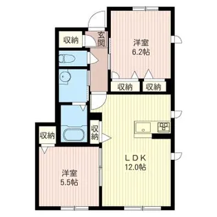 ジャルディーノ II【2階】の間取り