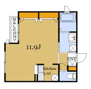 シャルムII【2階】の間取り