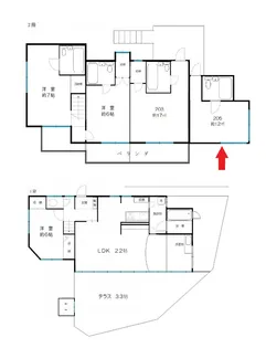 リック成増II【2階】の間取り