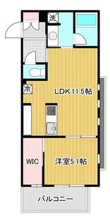 カーサ・ノルド【1階】の間取り