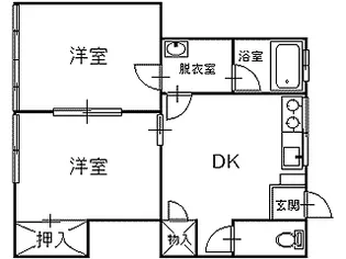 ハイム小笠原【2階】の間取り