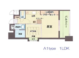 福岡県福岡市中央区高砂2【マンション】の間取り