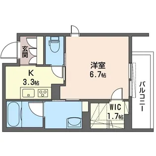 メゾン ド ソレイユ【3階】の間取り