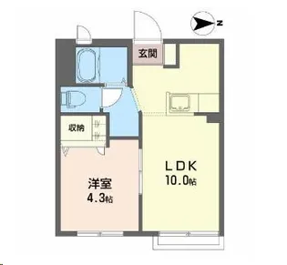 シエスタ水沢【1階】の間取り