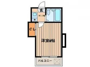 グランツ安芸長束(旧:レオパレス安芸長束)【1階】の間取り