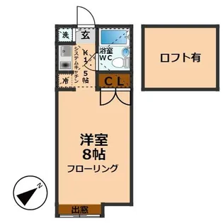 GREEN GABLES【2階】の間取り