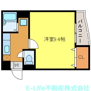 プラッツ・S・水前寺公園【2階】の間取り