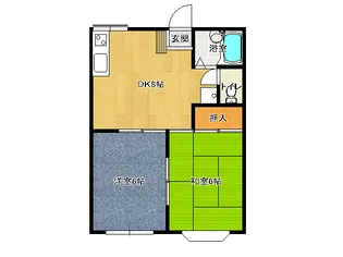 レジデンス峯【1階】の間取り