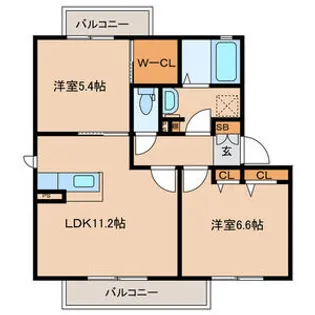 Shamaison TAKENO【2階】の間取り