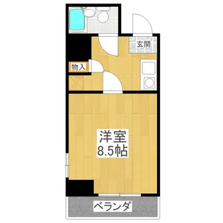 ランドパレス宇都宮平成通り【3階】の間取り