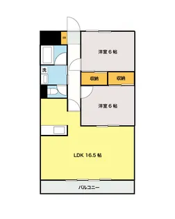 ヴィラ大国I【1階】の間取り