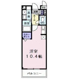 インヴィテ・ボヌ-ルI番館【1階】の間取り