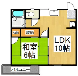 第一コーポ光【3階】の間取り