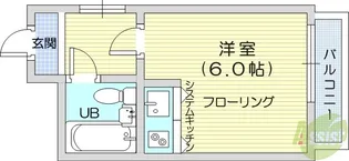 朝日プラザ国分町【12階】の間取り
