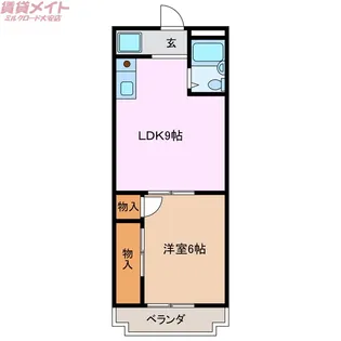 アークビレッジA棟【2階】の間取り