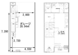 SOUTH-GARAGE【2階】の間取り