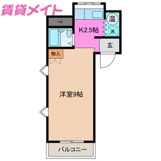 ポラリスハイツ【2階】の間取り