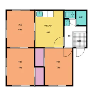 さんさん西【2階】の間取り