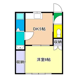 コスモハイツ高須【3階】の間取り
