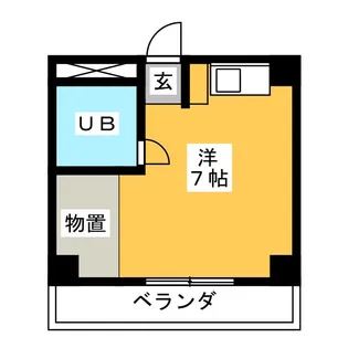 コーポカギヤ【1階】の間取り