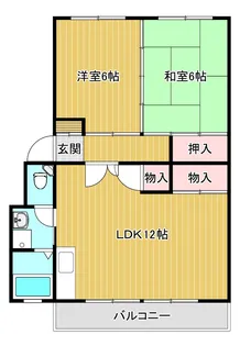 コーポラス木戸【3階】の間取り