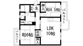 中山五月台3号棟【5階】の間取り