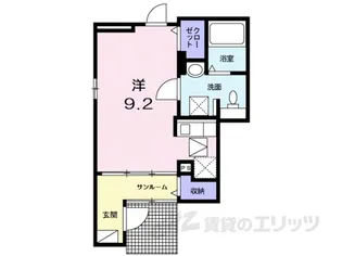 レイクサイド・Win【1階】の間取り