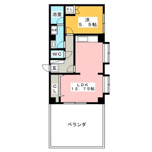 COMFORT八王子【4階】の間取り